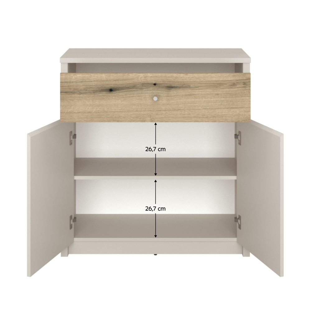 Comoda, casmir/stejar evoke, KAROS 2D1S — imaginea 7