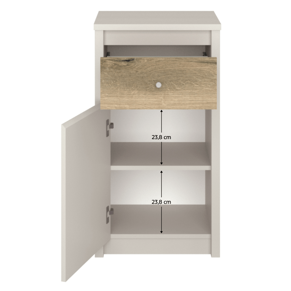 Comoda, casmir/stejar evoke, KAROS 1D1S — imaginea 7