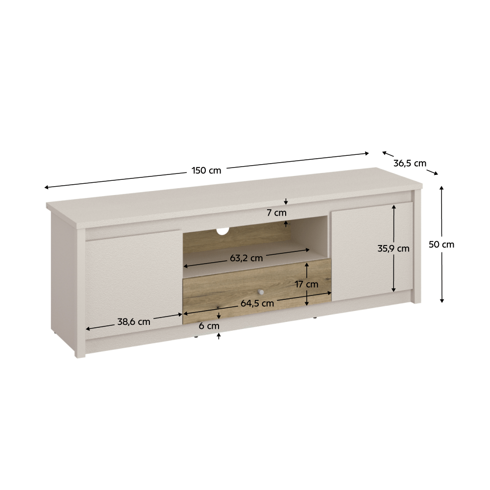 Masuta TV, casmir/stejar evoke, KAROS 2D1S — imaginea 4