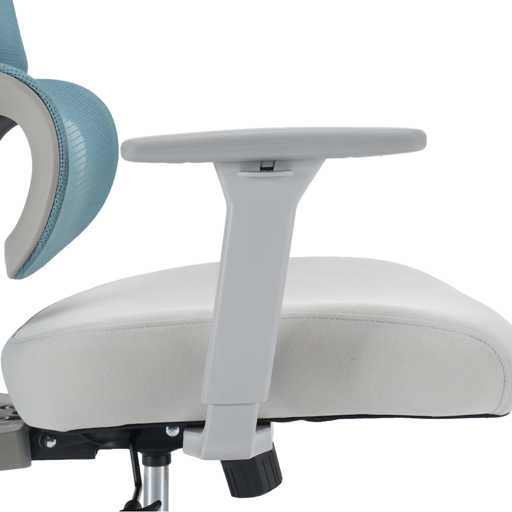 Fotoliu de birou, neomint/gri deschis/gri, portanta 150 kg, ERMEN — imaginea 13