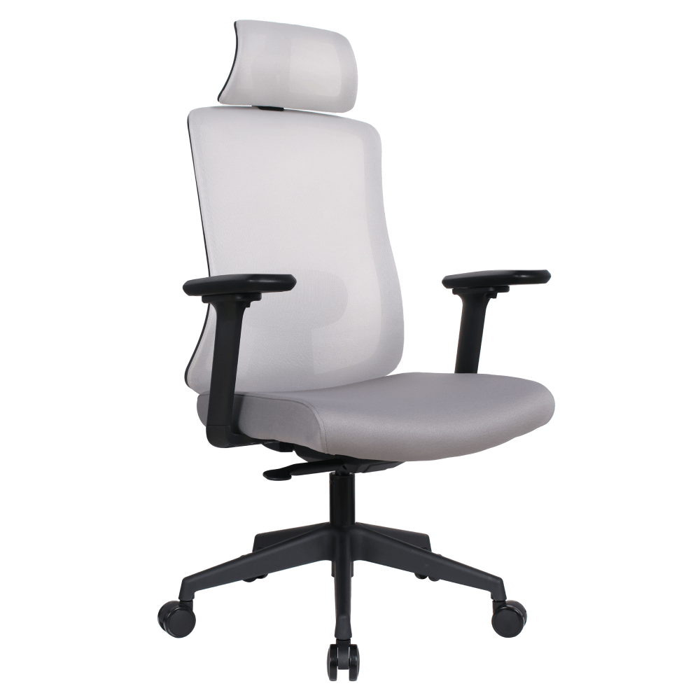 Scaun de birou, gri/negru, portanta 150 kg, ROSANO — imaginea 4