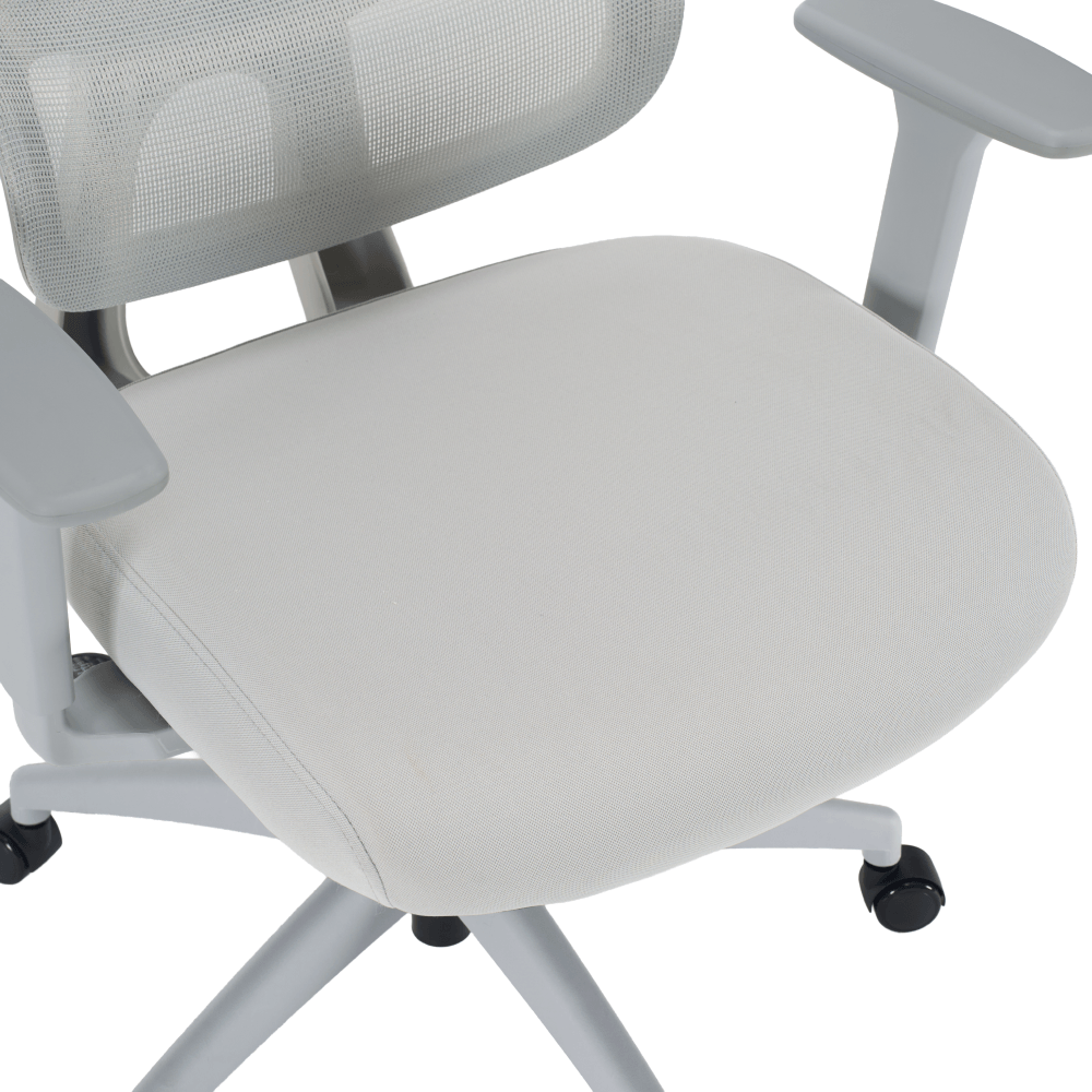 Fotoliu de birou, gri deschis/gri, portanta 150 kg, ERMEN — imaginea 12