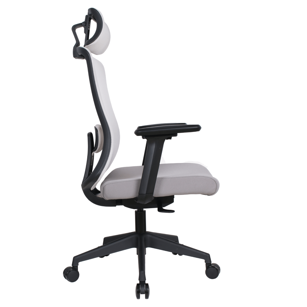 Scaun de birou, gri/negru, portanta 150 kg, ROSANO — imaginea 6