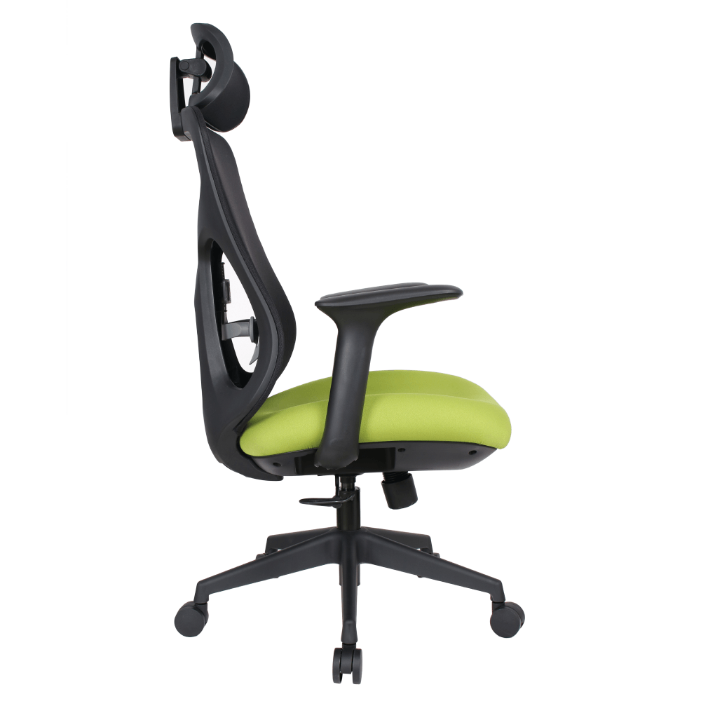 Fotoliu de birou, verde/negru, portanta 150 kg, SULIVAN — imaginea 5