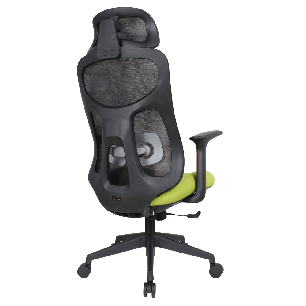 Fotoliu de birou, verde/negru, portanta 150 kg, SULIVAN — imaginea 6