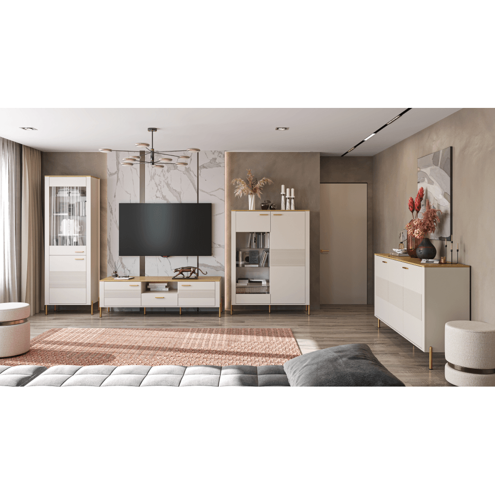 Masuta TV, casmir/stejar de piatra, RUNOL 2D1S — imaginea 3