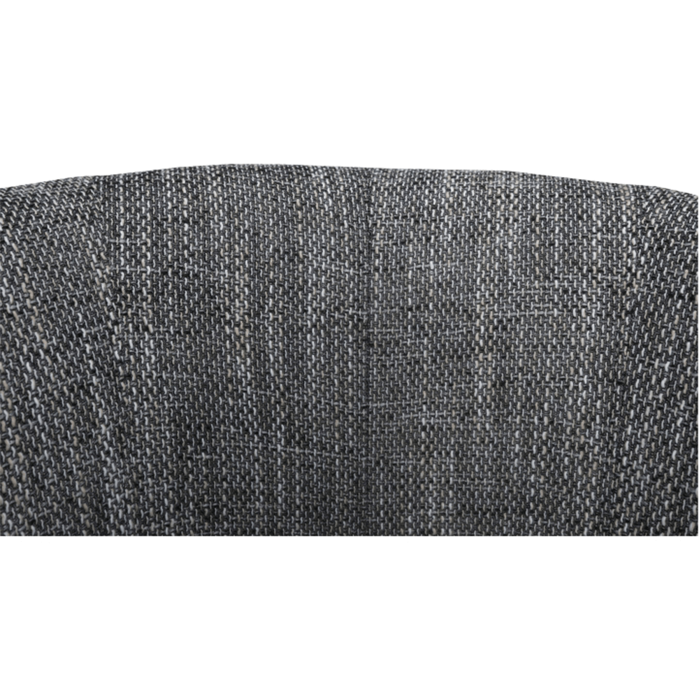 Fotoliu de club, piele eco Damasko negru/material gri, CUBA — imaginea 10