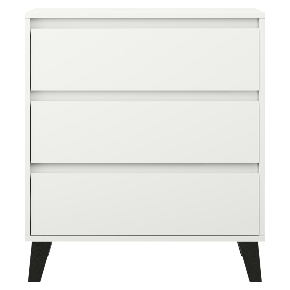 Comoda, alba, BOGAN NEW 3S70 — imaginea 3