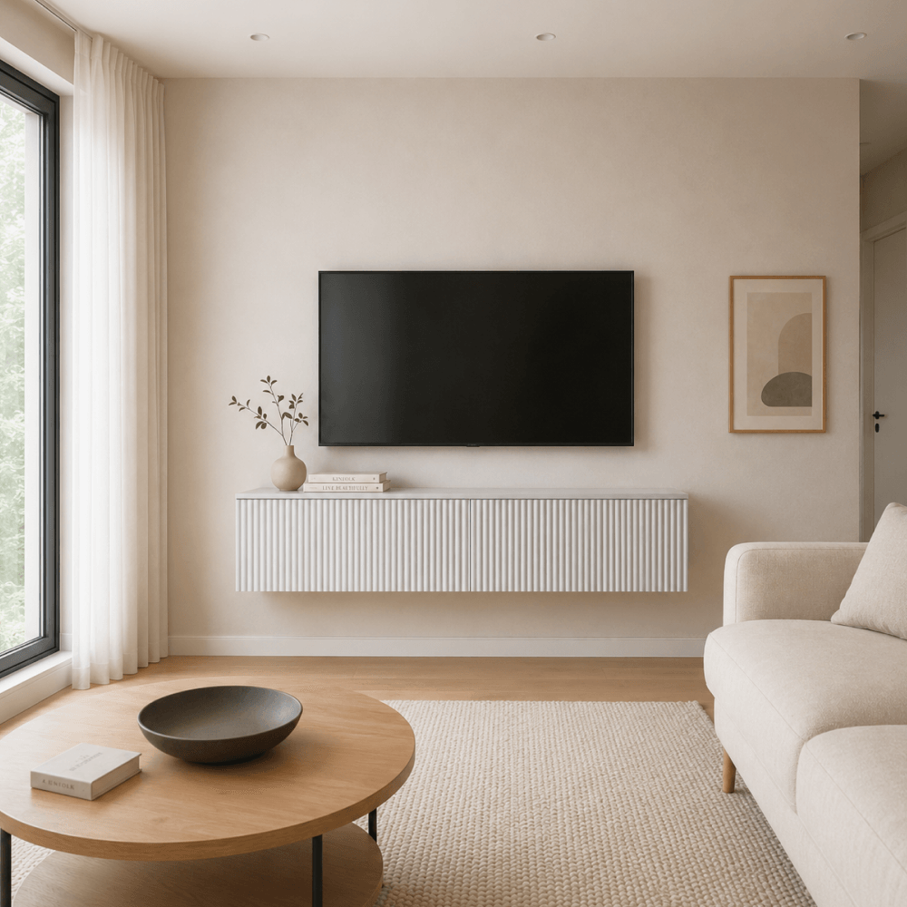 Masuta TV, alb, FABIEN — imaginea 4