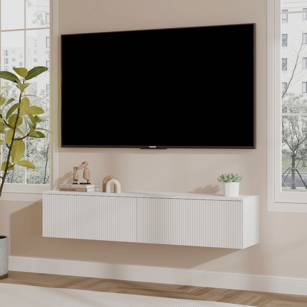 Masuta TV, alb, FABIEN — imaginea 6