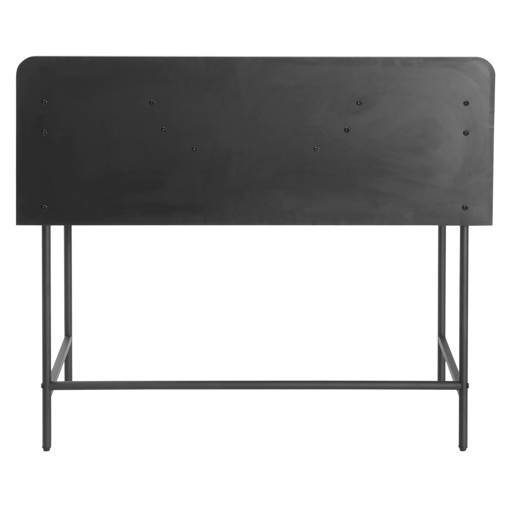 Masa PC, stejar/negru, KOMPUS — imaginea 6