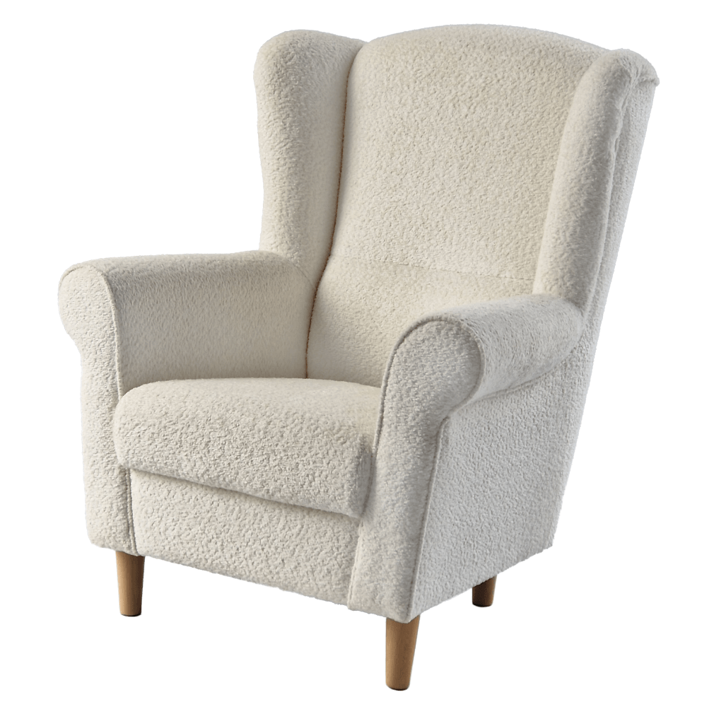 Fotoliu, textil crem Coral, CHARLOT — imaginea 4