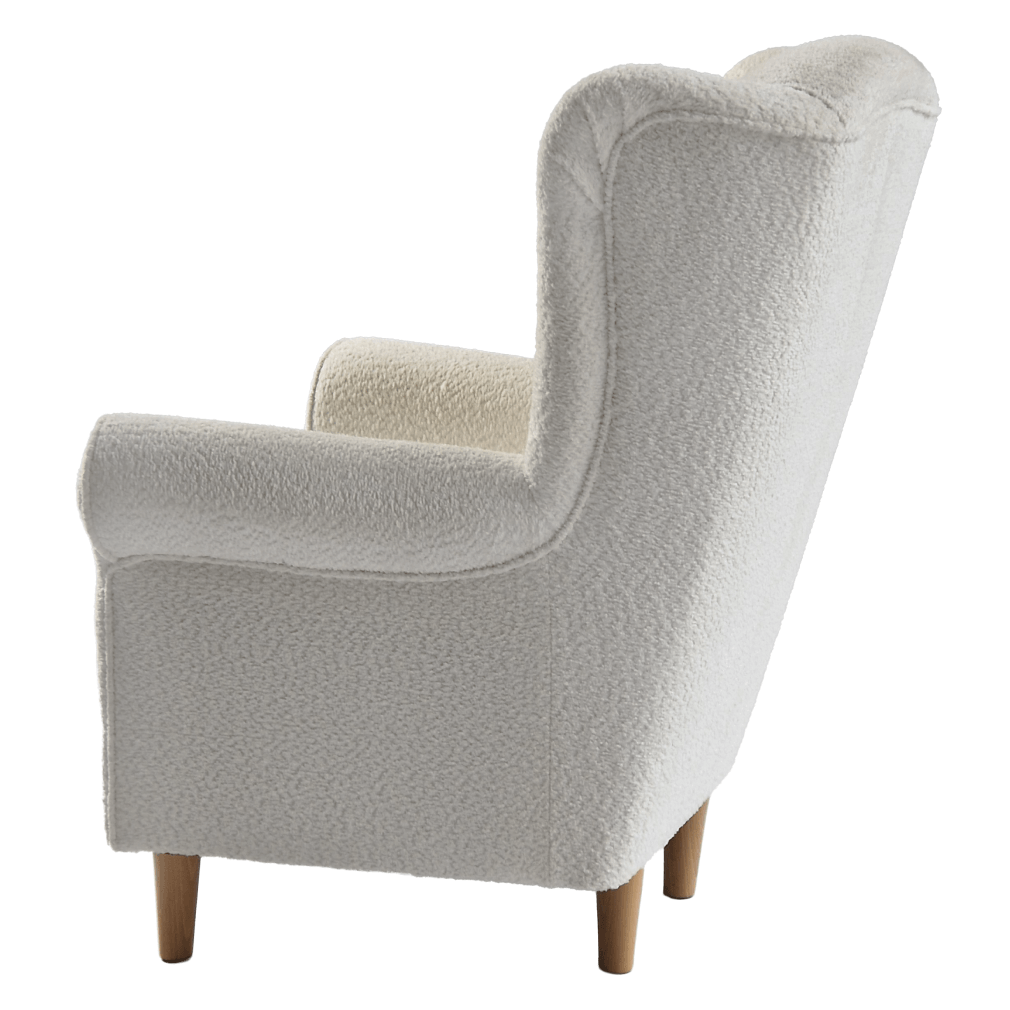 Fotoliu, textil crem Coral, CHARLOT — imaginea 5