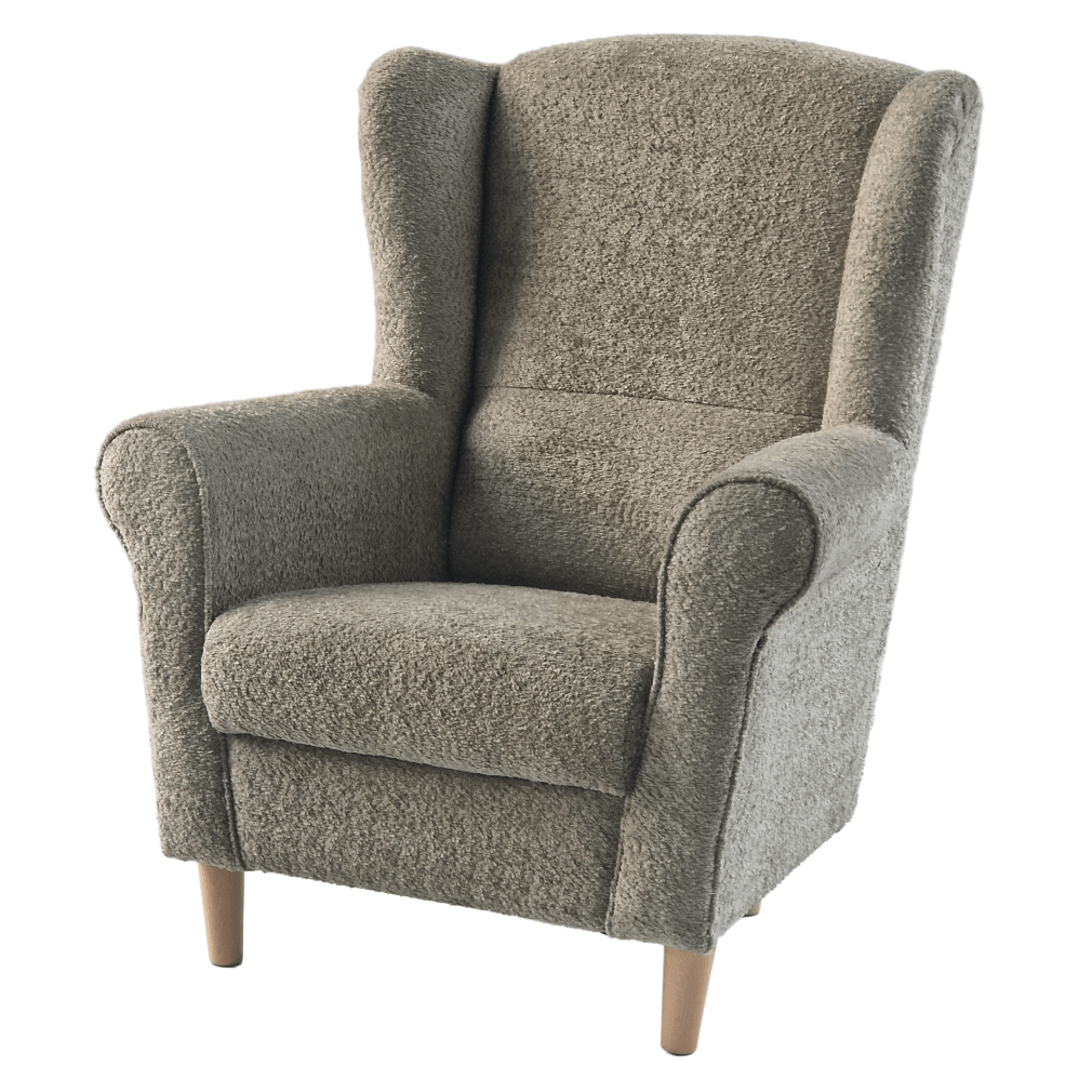 Fotoliu, textil gri-bej Taupe Coral, CHARLOT — imaginea 4