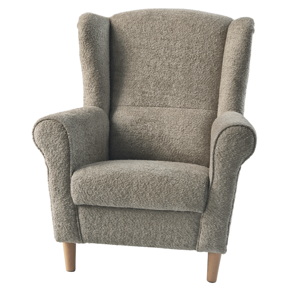 Fotoliu, textil gri-bej Taupe Coral, CHARLOT — imaginea 5