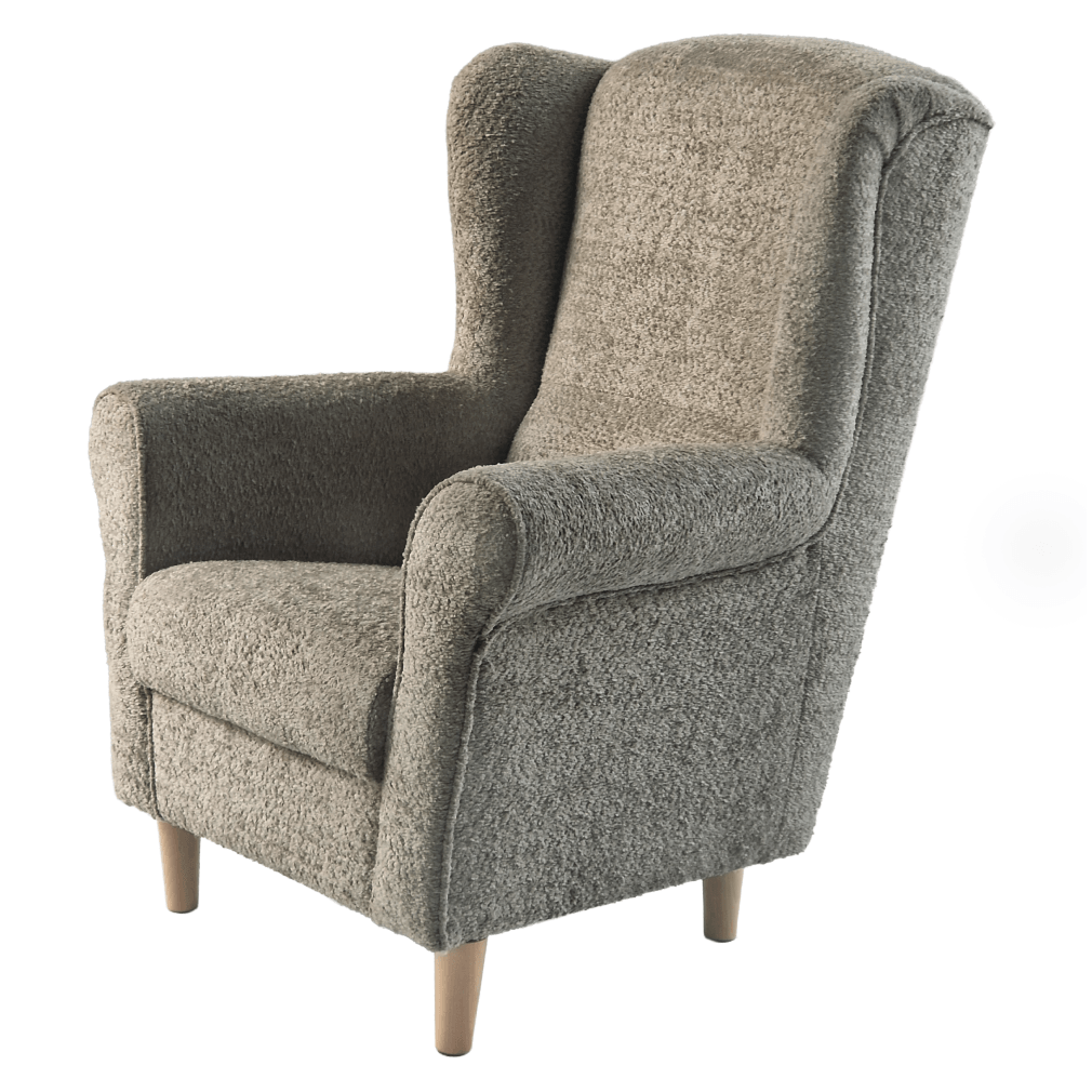 Fotoliu, textil gri-bej Taupe Coral, CHARLOT — imaginea 6
