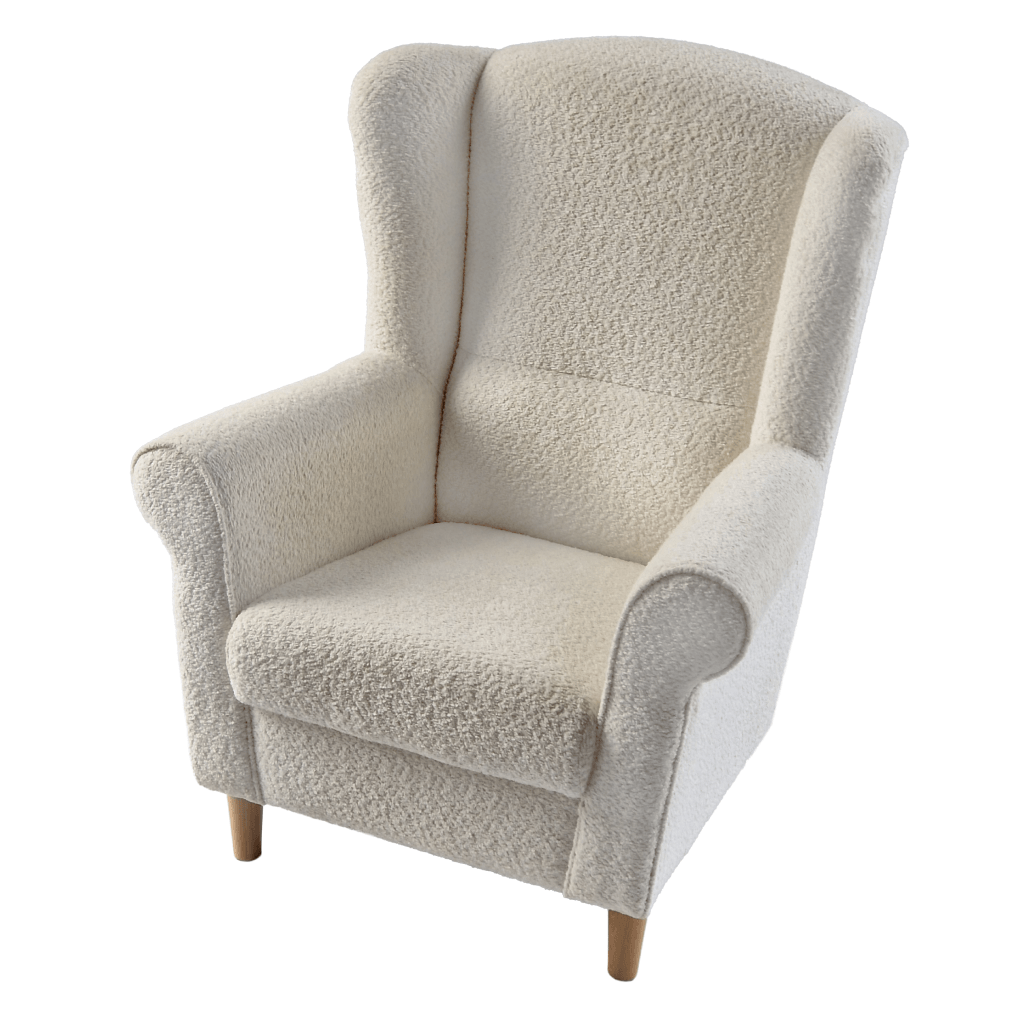 Fotoliu, textil crem Coral, CHARLOT — imaginea 10