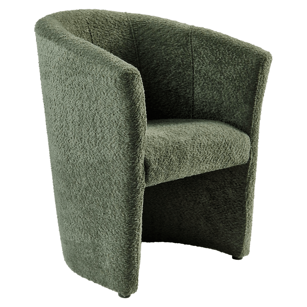 Fotoliu de club, material textil verde Coral, CUBA — imaginea 6