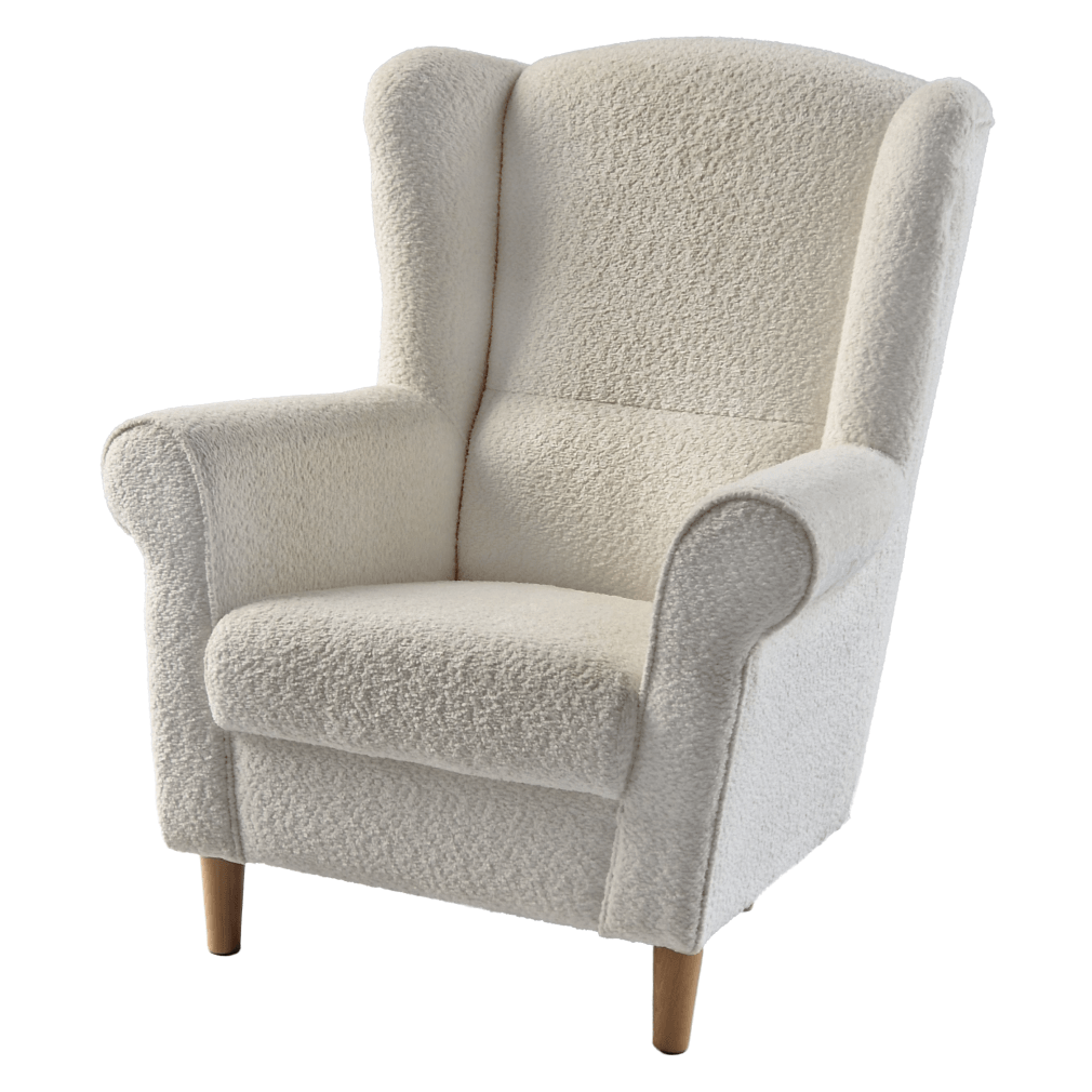 Fotoliu, textil crem Coral, CHARLOT — imaginea 12