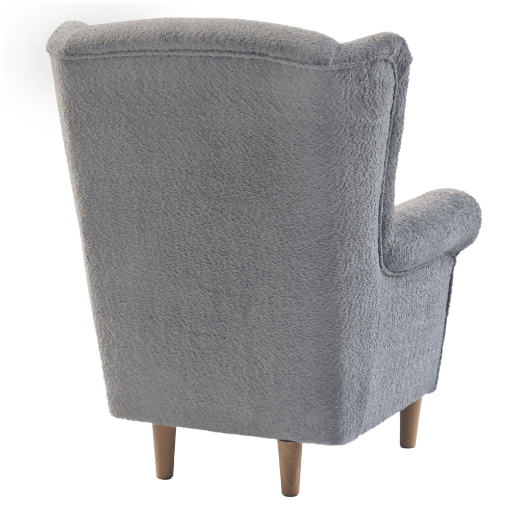 Fotoliu, textil gri Coral, CHARLOT — imaginea 9