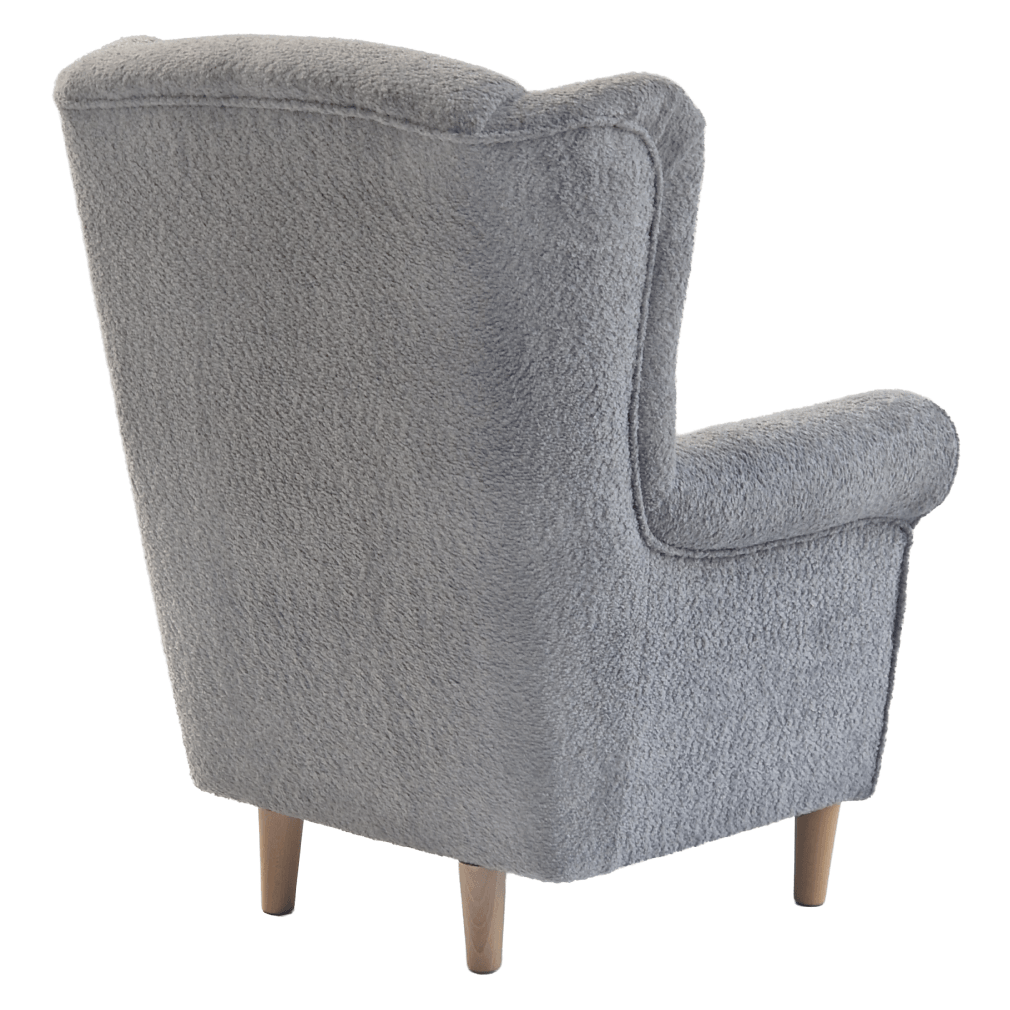 Fotoliu, textil gri Coral, CHARLOT — imaginea 10