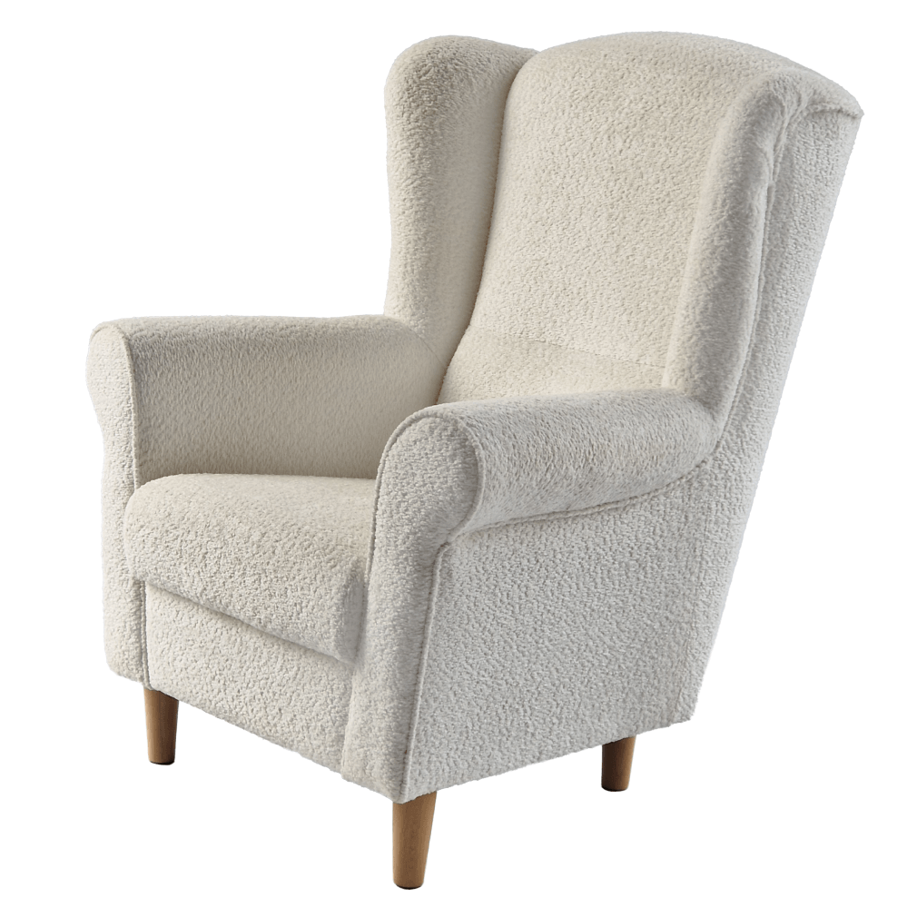 Fotoliu, textil crem Coral, CHARLOT — imaginea 14