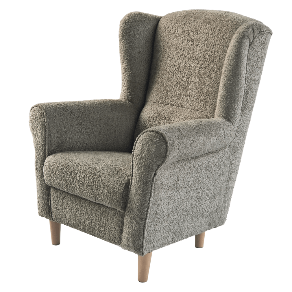 Fotoliu, textil gri-bej Taupe Coral, CHARLOT — imaginea 12