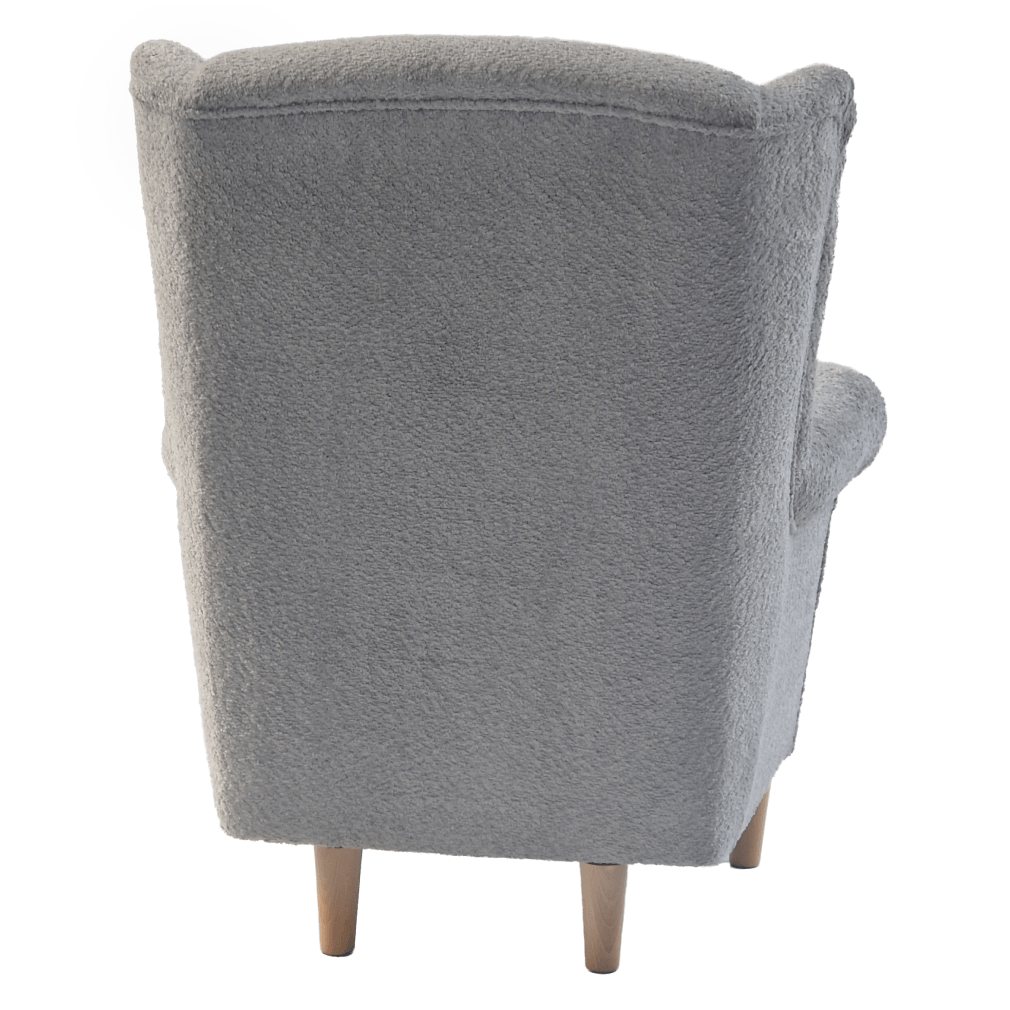 Fotoliu, textil gri Coral, CHARLOT — imaginea 11