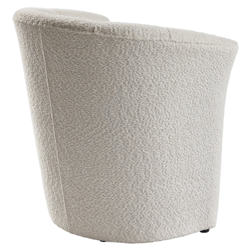 Fotoliu de club, material textil crem Coral, CUBA — imaginea 13