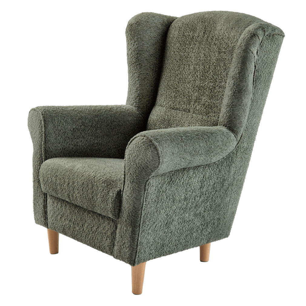 Fotoliu, textil verde Coral, CHARLOT — imaginea 13