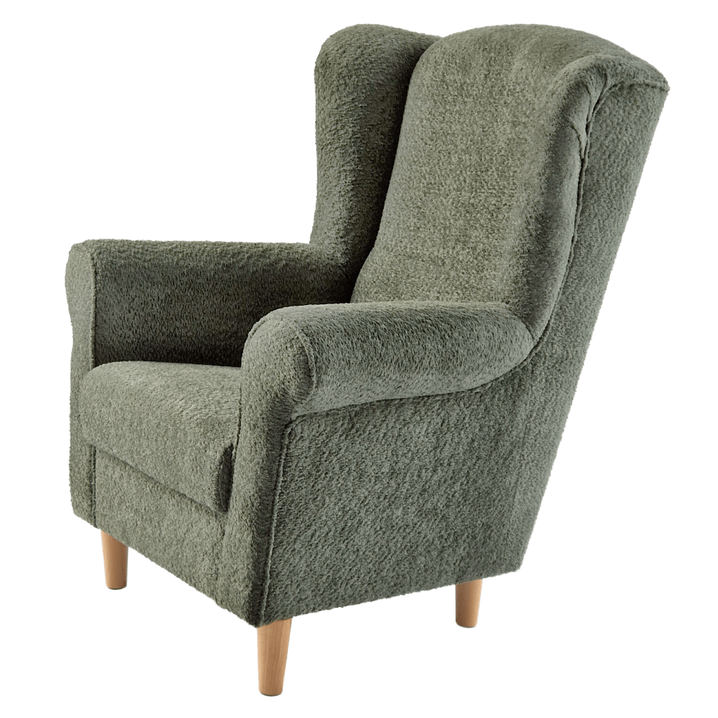 Fotoliu, textil verde Coral, CHARLOT — imaginea 14