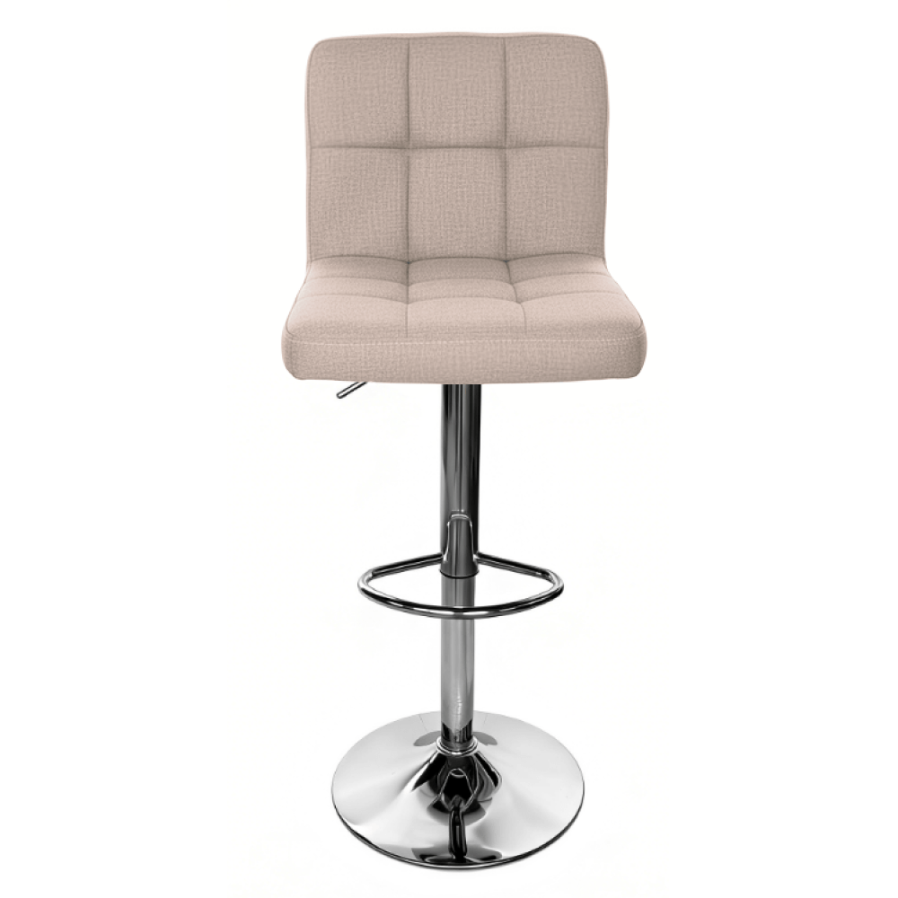 Scaun bar, gri maro taupe tesatura/crom, KANDY 2 NEW — imaginea 3