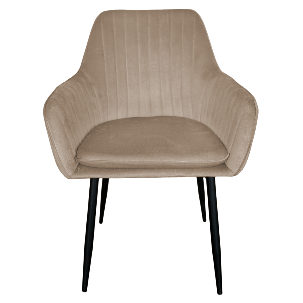 Fotoliu de design, catifea Velvet gri maroniu Taupe, ZIRKON NEW — imaginea 2