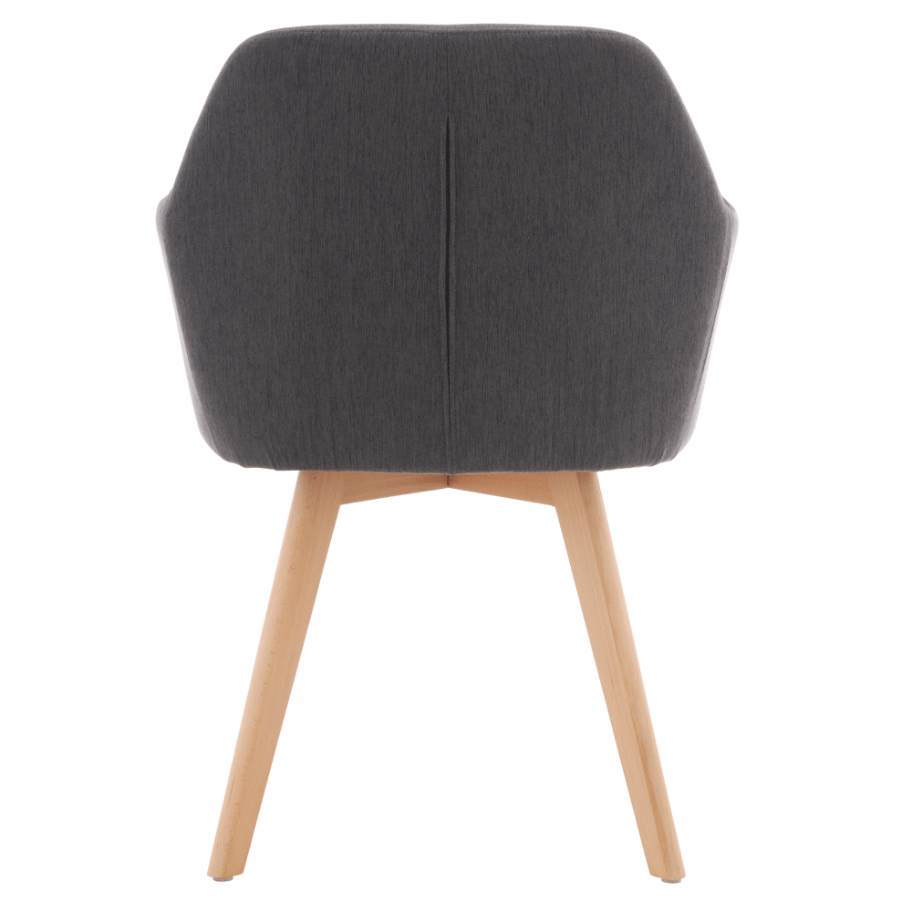 Fotoliu de design, gri inchis/fag, CLORIN 2 NEW — imaginea 2