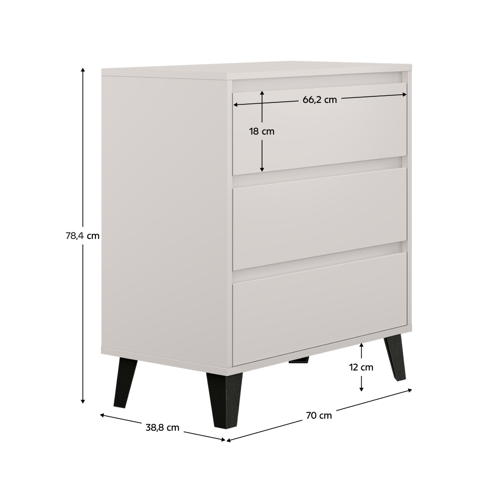 Comoda, casmir, BOGAN NEW 3S70 — imaginea 7
