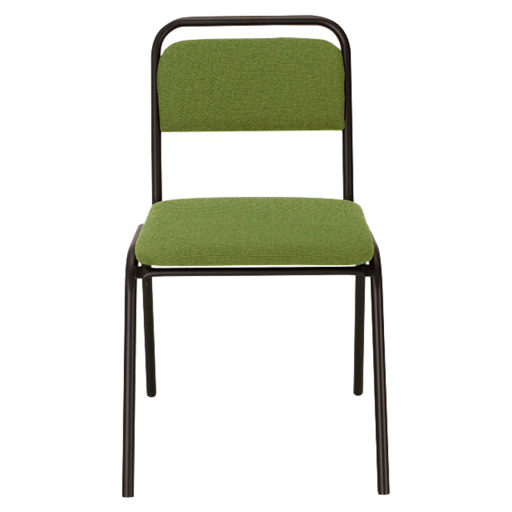 Scaun de sedinta, stivuibil, verde, VISITOR — imaginea 2