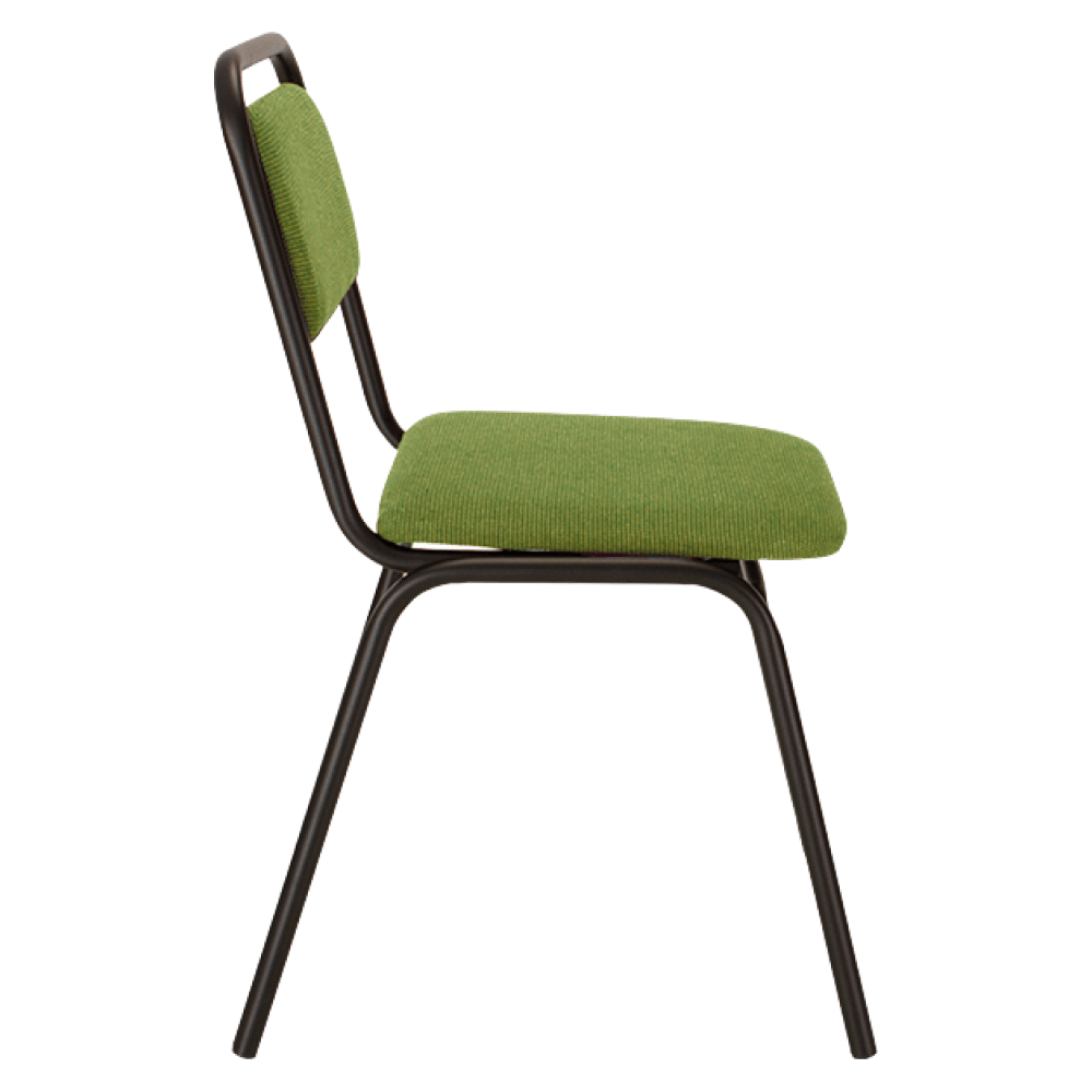 Scaun de sedinta, stivuibil, verde, VISITOR — imaginea 3