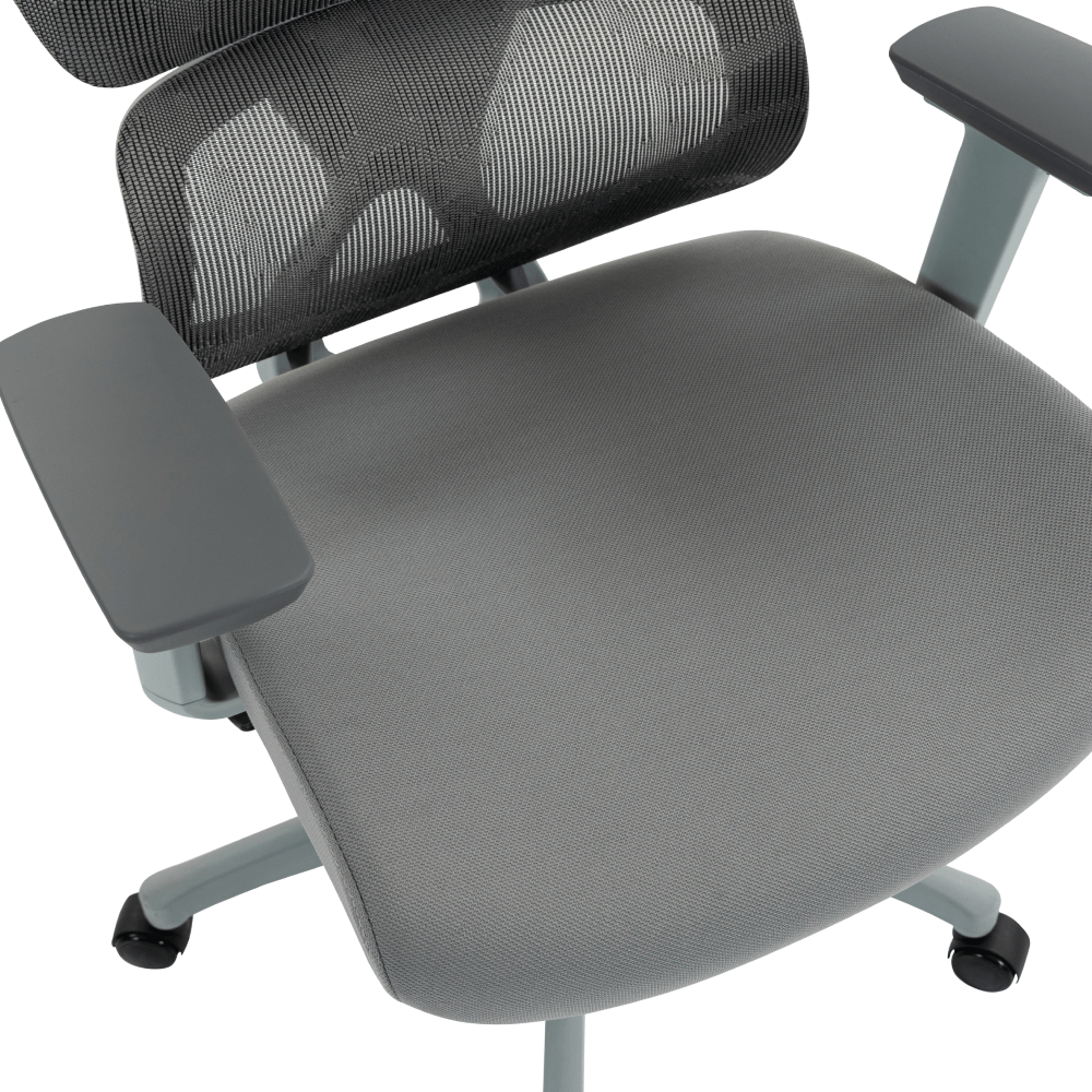 Scaun de birou, gri deschis/gri, Portanta 150 kg, ERMEN NEW — imaginea 5