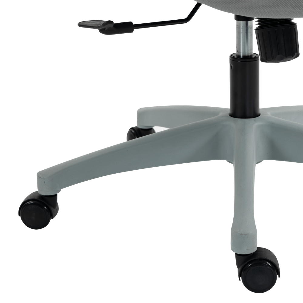 Scaun de birou, gri deschis/gri, Portanta 150 kg, ERMEN NEW — imaginea 7