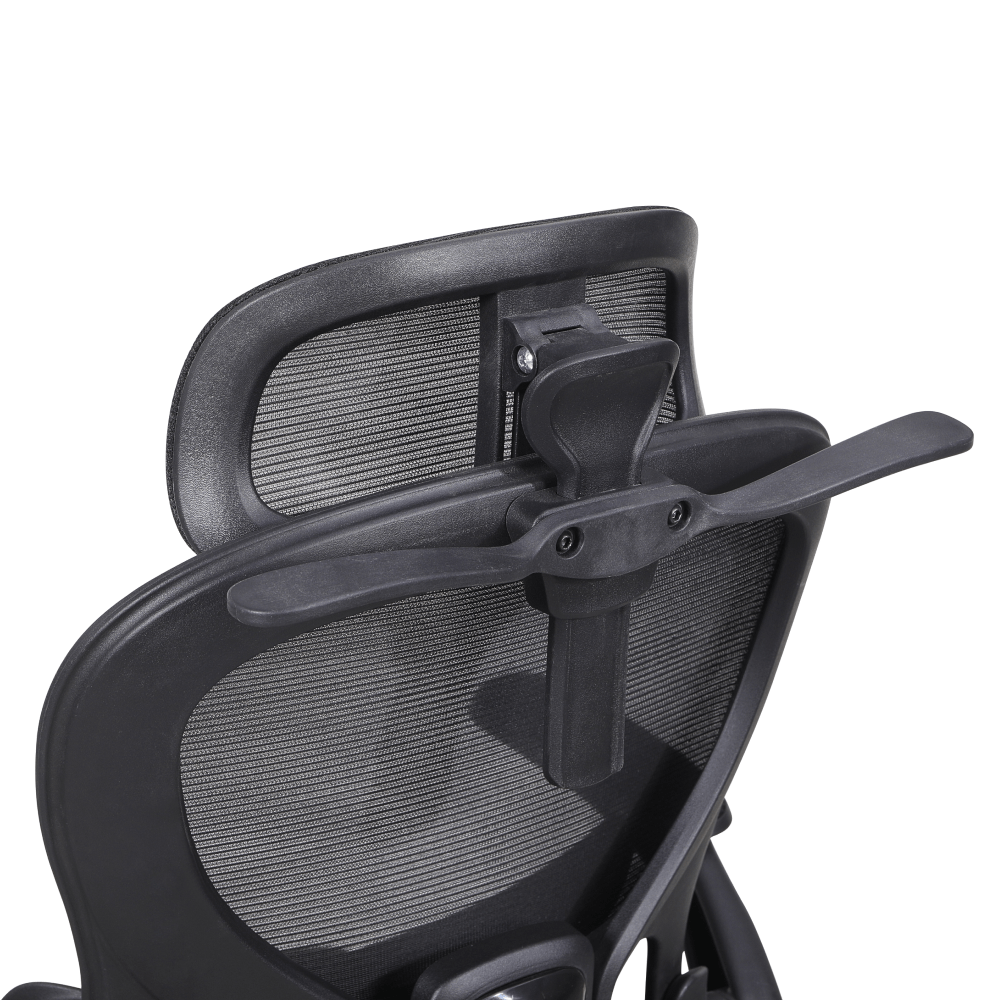 Fotoliu de birou, negru/crom, portanta 150 kg, GILON — imaginea 7