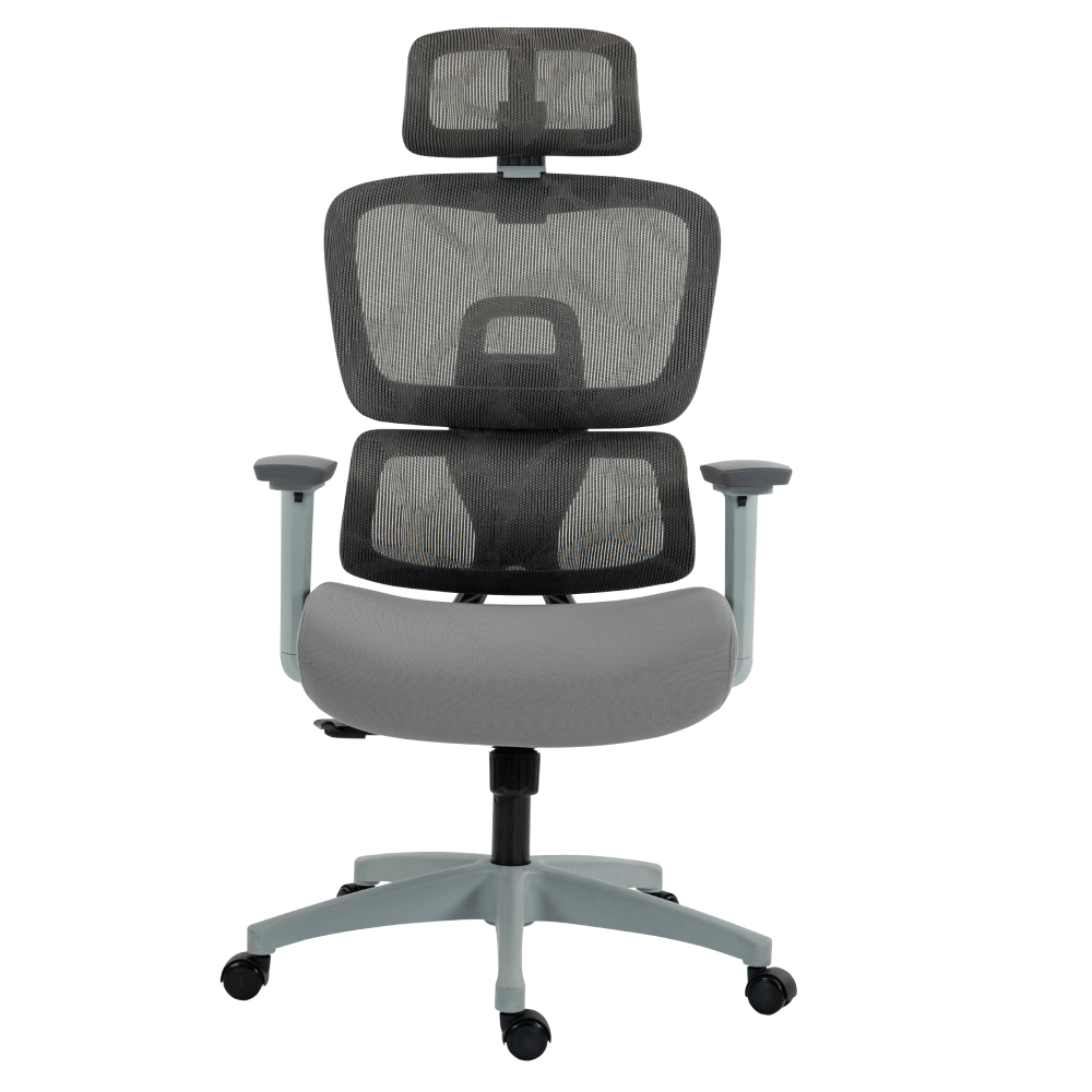 Scaun de birou, gri deschis/gri, Portanta 150 kg, ERMEN NEW — imaginea 12