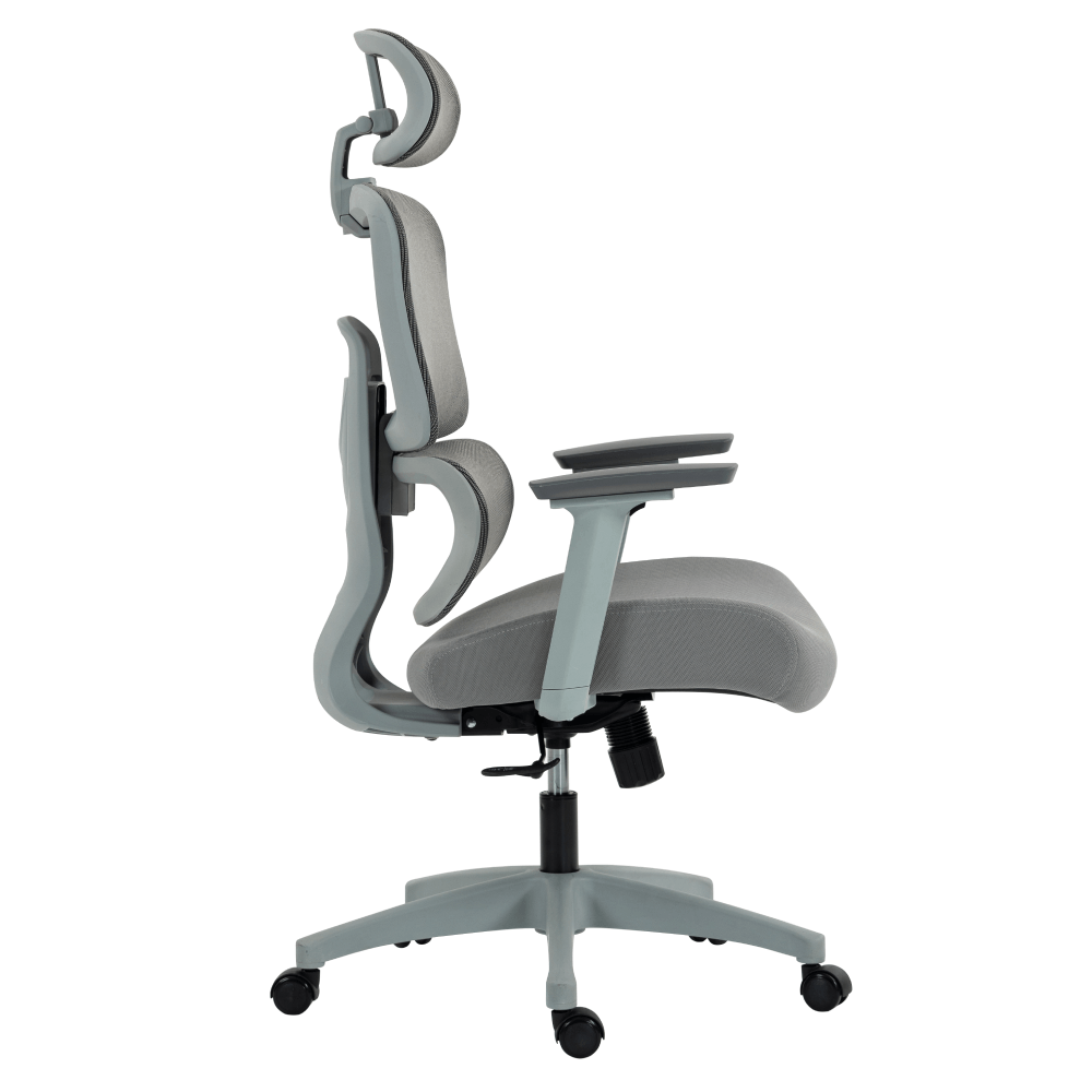 Scaun de birou, gri deschis/gri, Portanta 150 kg, ERMEN NEW — imaginea 13