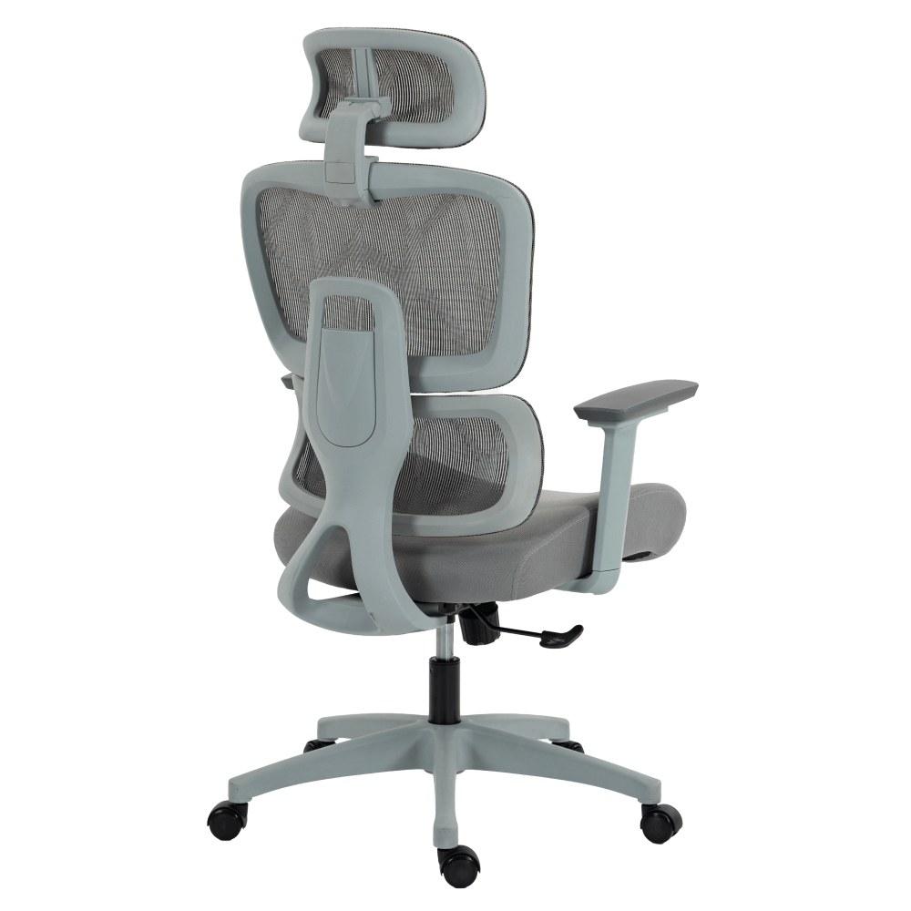 Scaun de birou, gri deschis/gri, Portanta 150 kg, ERMEN NEW — imaginea 14