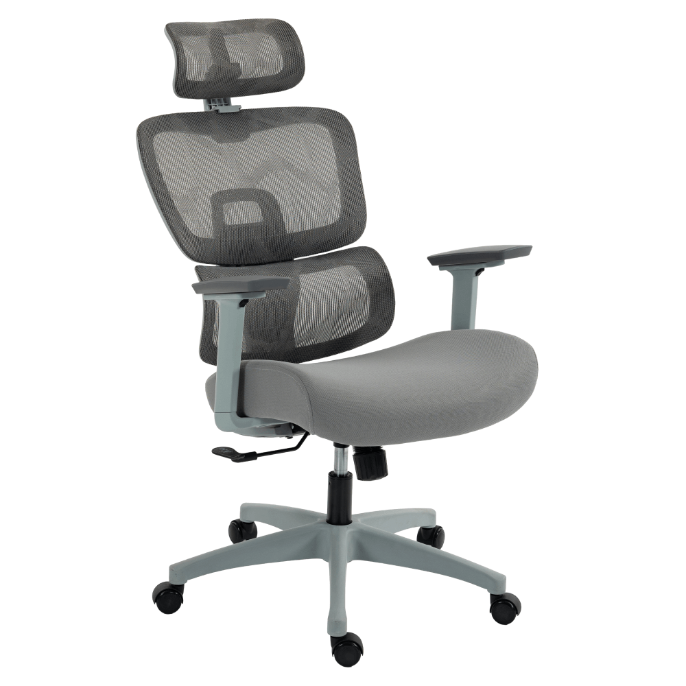Scaun de birou, gri deschis/gri, Portanta 150 kg, ERMEN NEW — imaginea 17
