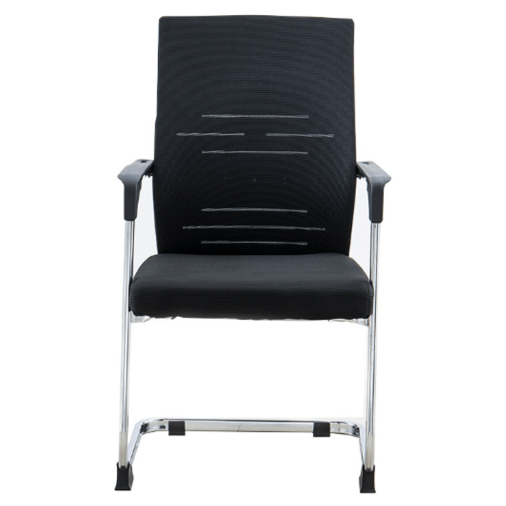 Scaun de conferinta, negru/crom, SALMAN NEW — imaginea 4