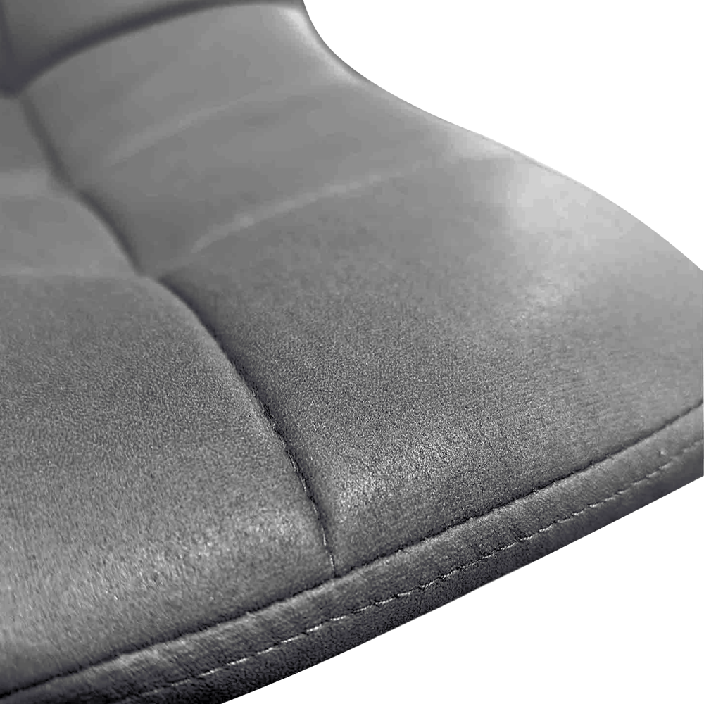 Scaun de bar, gri/negru, LAHELA NEW — imaginea 4