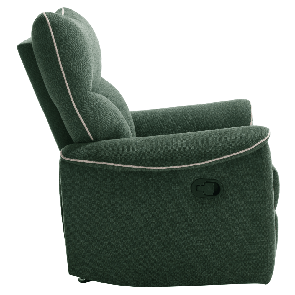 Fotoliu relaxant, verde/bej, NADER — imaginea 3