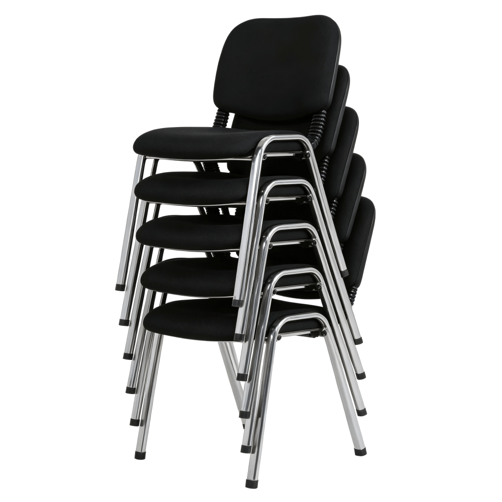Scaun de birou, negru/crom, ISO CHROM — imaginea 7