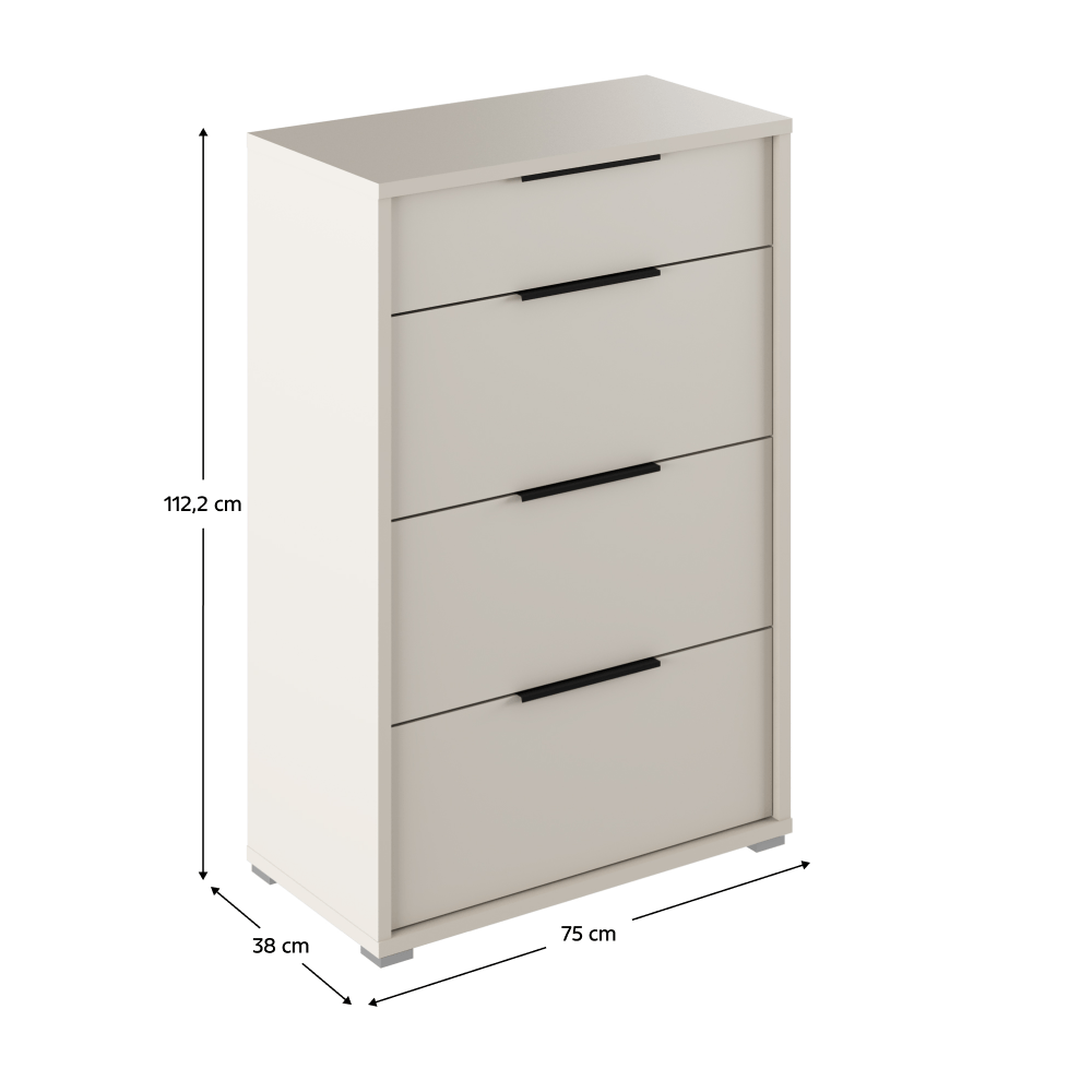 Scrin cu sertare, casmir, RIOMA NEW TYP 22 — imaginea 4