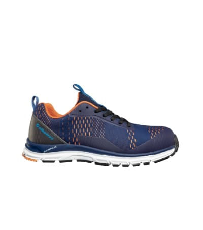 Pantofi unisex, AER55 IMPULSE BLUE ORANGE LOW S25, Malfini Albastru 44